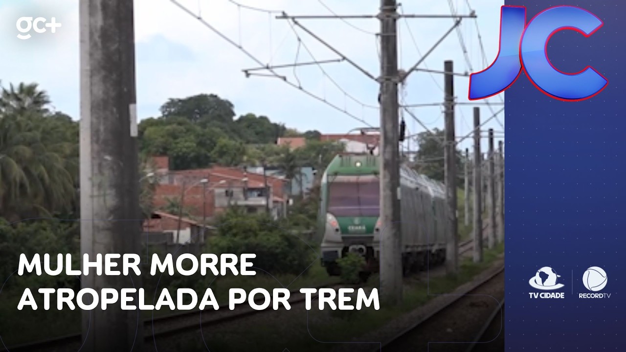 Mulher morre atropelada pelo trem depois de atravessar trilhos em local proibido | Jornal da Cidade