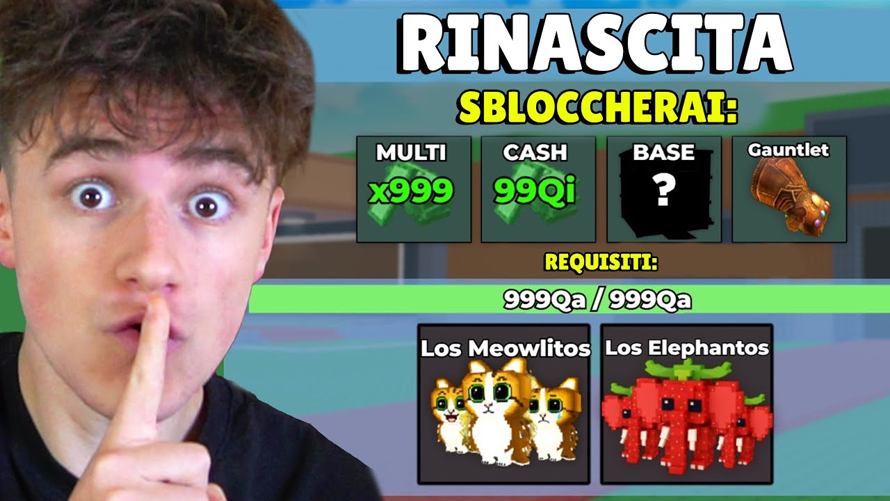 HO SBLOCCATO IL NUOVO REBIRTH SEGRETO su ROBLOX STEAL A BRAINROT!