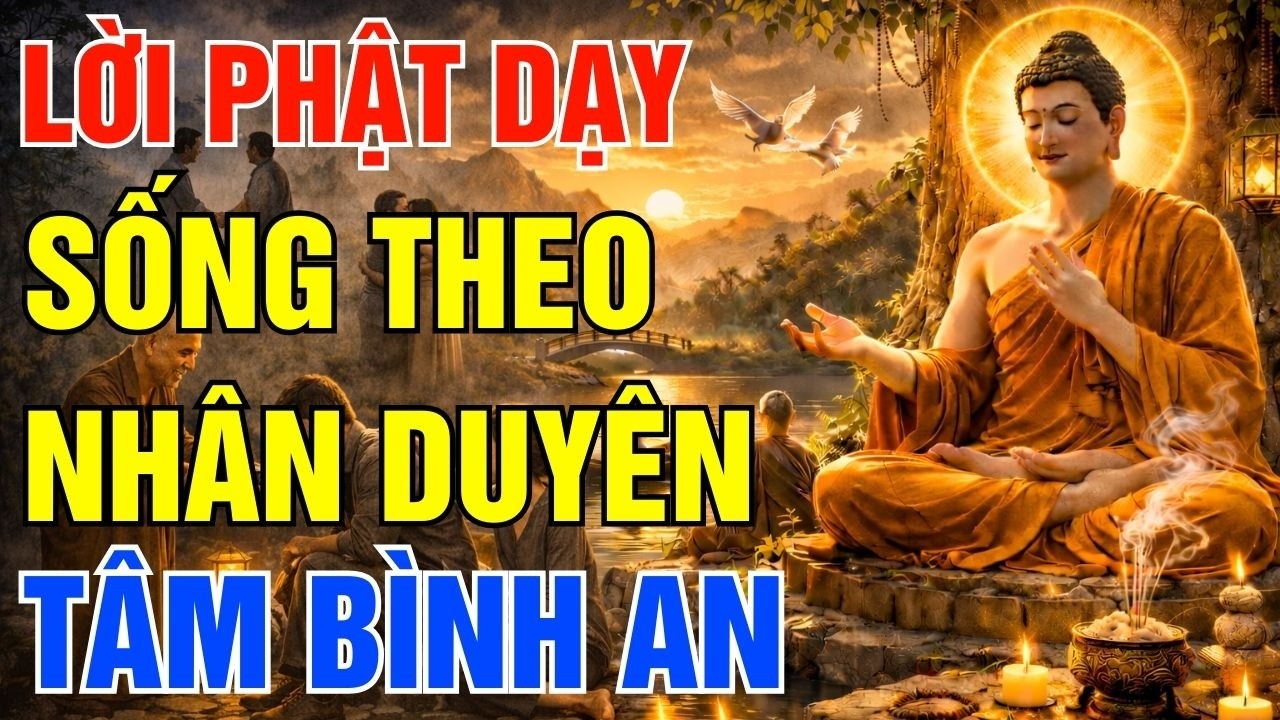 Sống Theo Nhân Duyên Bí Quyết Giúp Tâm Bình An, Đời Bớt Khổ!  | Lời Phật Dạy Mỗi Ngày