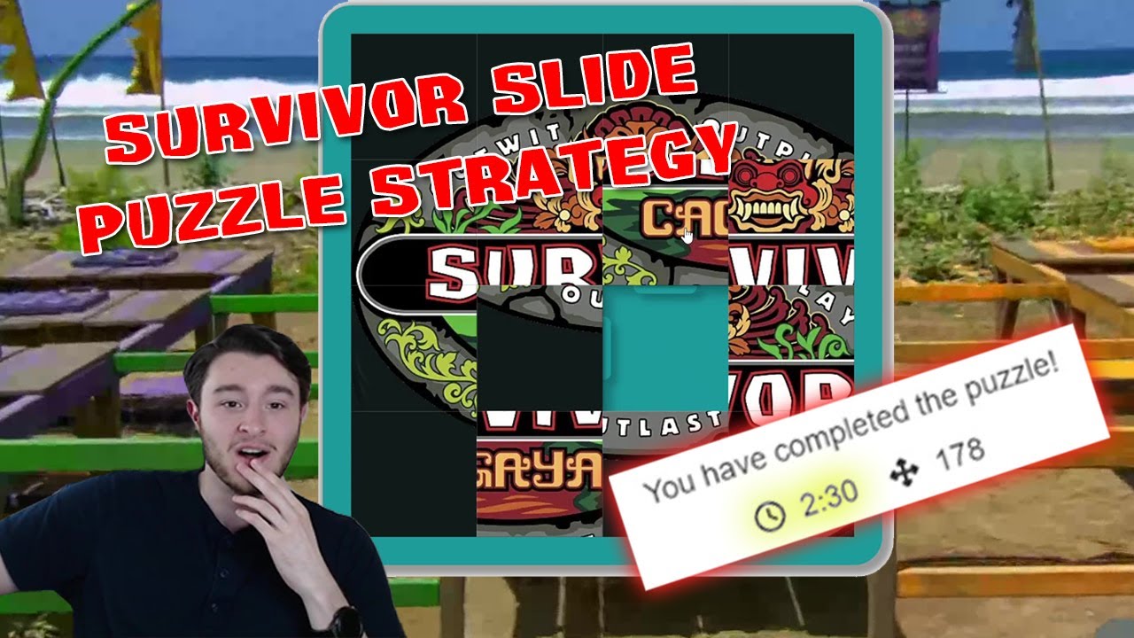 The best way to solve Survivor's slide puzzles