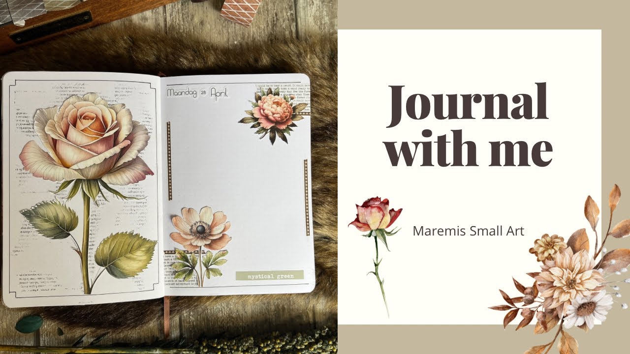 Journal with me | Bloemen spreads met Maremis Small Art