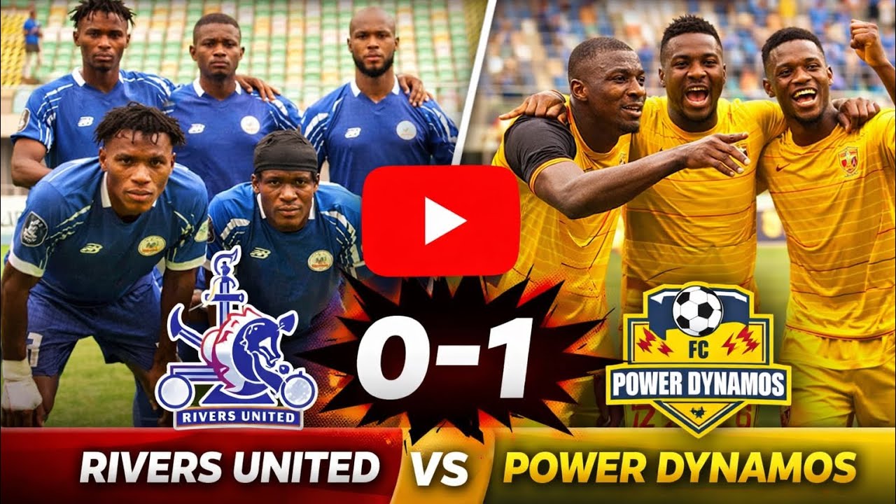 Rivers United 0-1 Power Dynamos || CCL game Full Match Highlights
