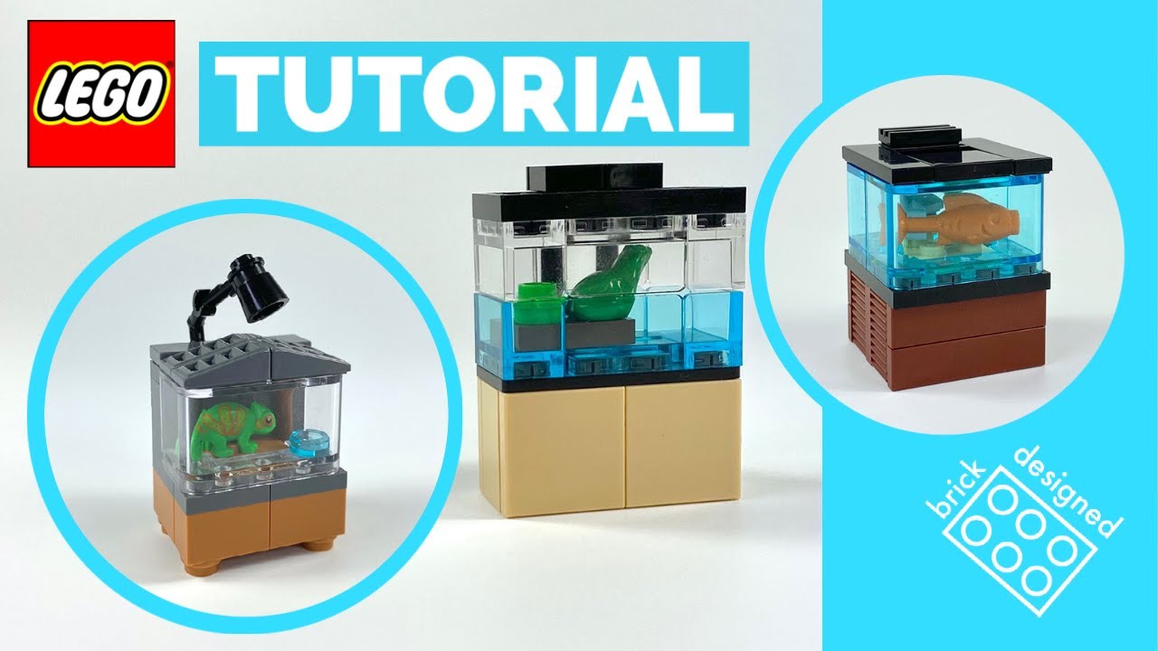 LEGO Aquariums and Tank Builds! Tutorial