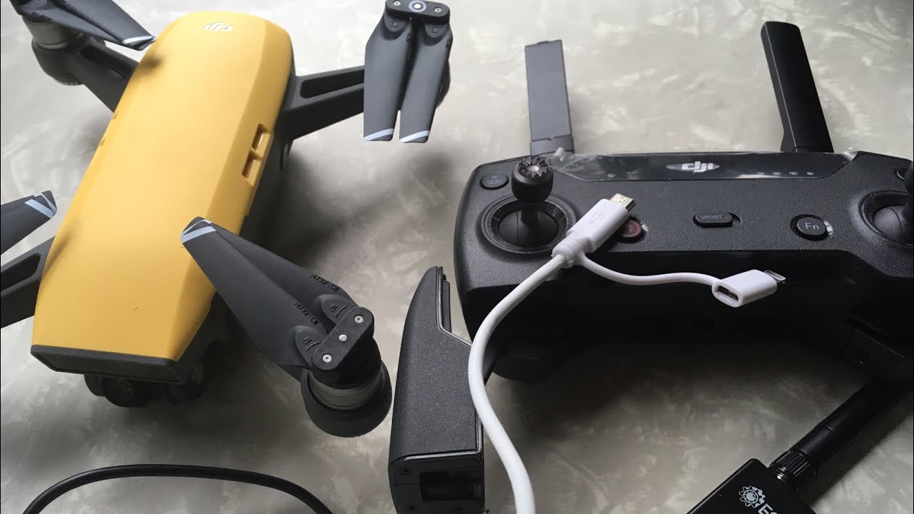 DJI Spark OTG Android to Apple iOS Adaptor HOW TO DIY