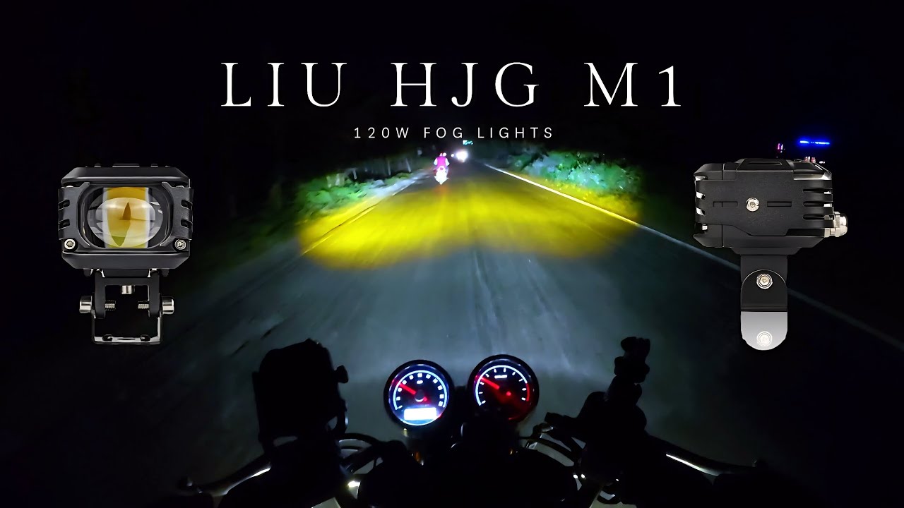 Best Fog Light For Continental GT 650💡 LIU HJG M1 LED Projector 120W Fog Light🔥