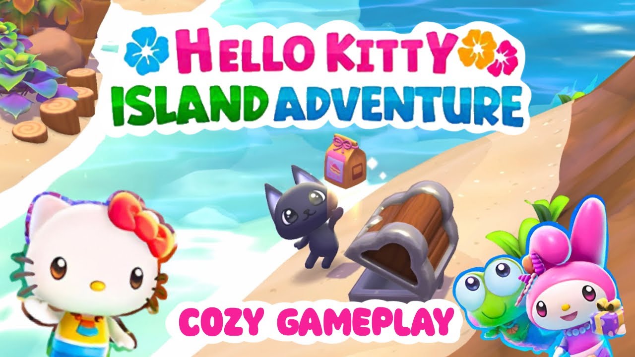 COZY GAMEPLAY! 🍓💕Hello Kitty Island Adventure PART 1. 💌 exploring Seaside Resort