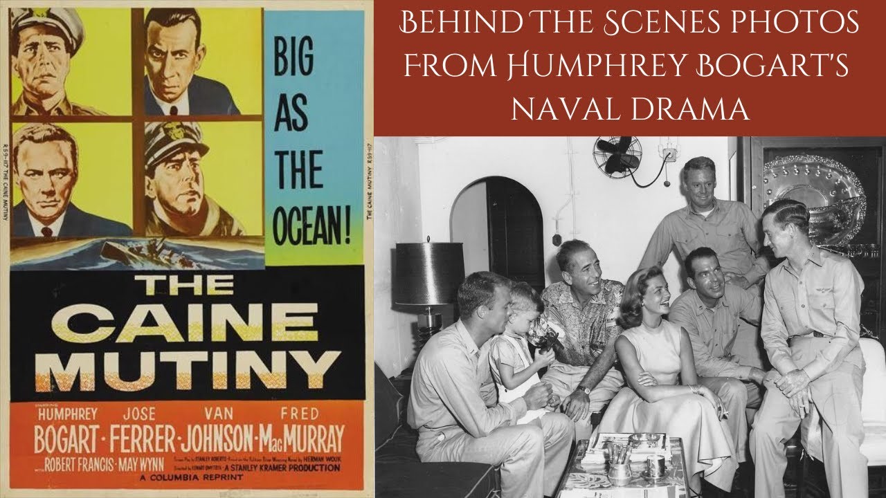THE CAINE MUTINY 1954 - Behind The Scene Photos From Bogart's Phycological Naval Drama