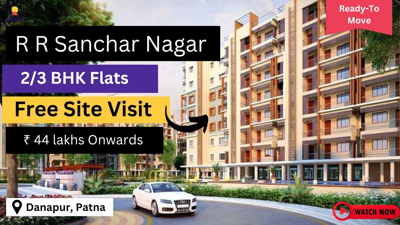 Ready to Move 2,3 BHK Flats in Danapur, Patna |  ₹ 44 Lakhs* | R R Sanchar Nagar | ☎ +91-9801901008