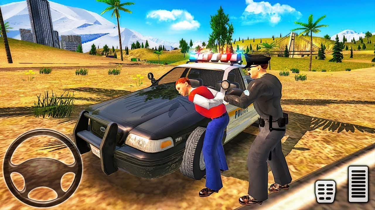 Crime Car Driving Simulator #1 - Police Car Chases Dodge Champion Muscle Car - Android Gameplay