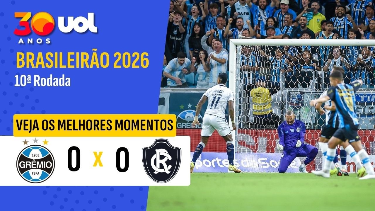 GR&Ecirc;MIO 0 X 0 REMO | MELHORES MOMENTOS | BRASILEIR&Atilde;O
