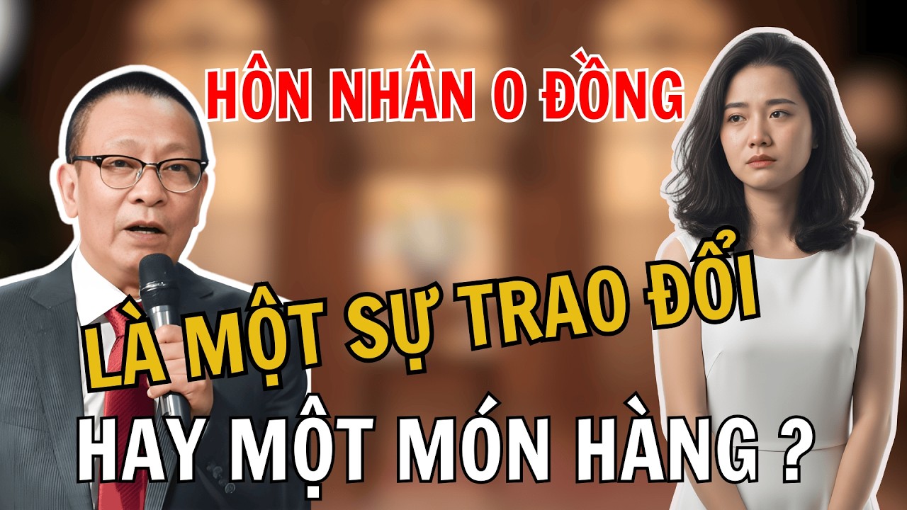 TÂM SỰ CÙNG VĂN SÂM: Hôn nhân 0 đồng, là một sự trao đổi hay một món hàng