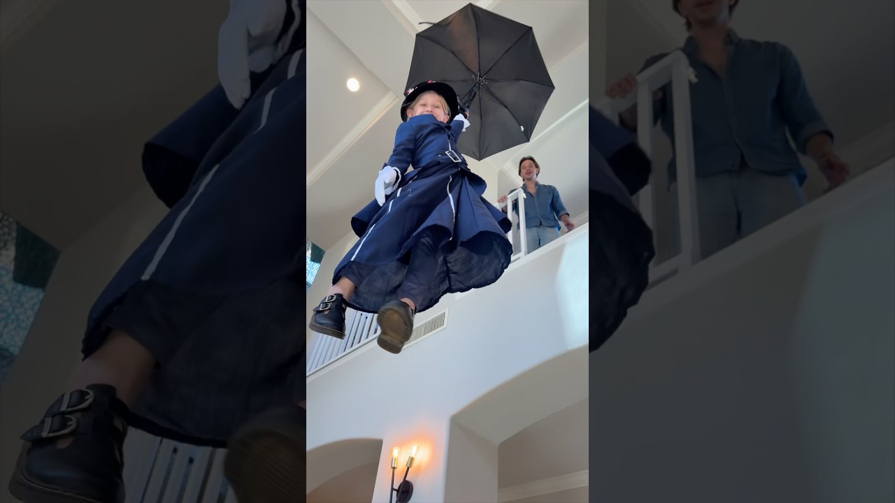 Реальный костюм летающей Мэри Поппинс!☂️😲