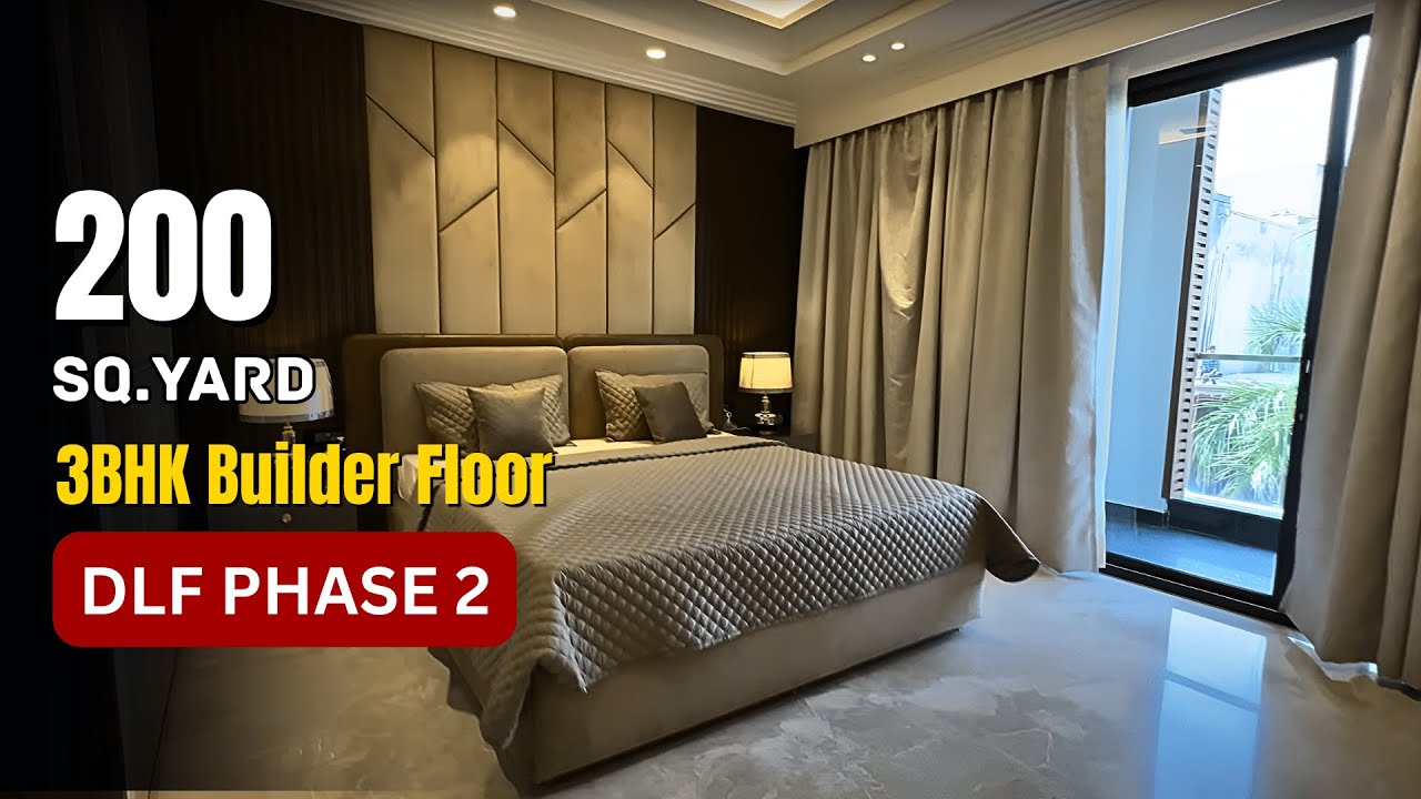 200 Sq Yard 3 BHK Designer Builder Floor Near Delhi Metro DLF Phase 2 Gurgaon