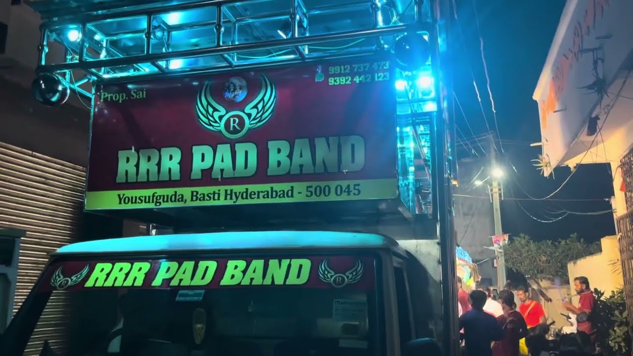 RRR PAD BAND 🥁🎹 Yousuf Guda Basti 📍Prop: Sai ☎️: 9912737473,9392442123 #rrrpadband 