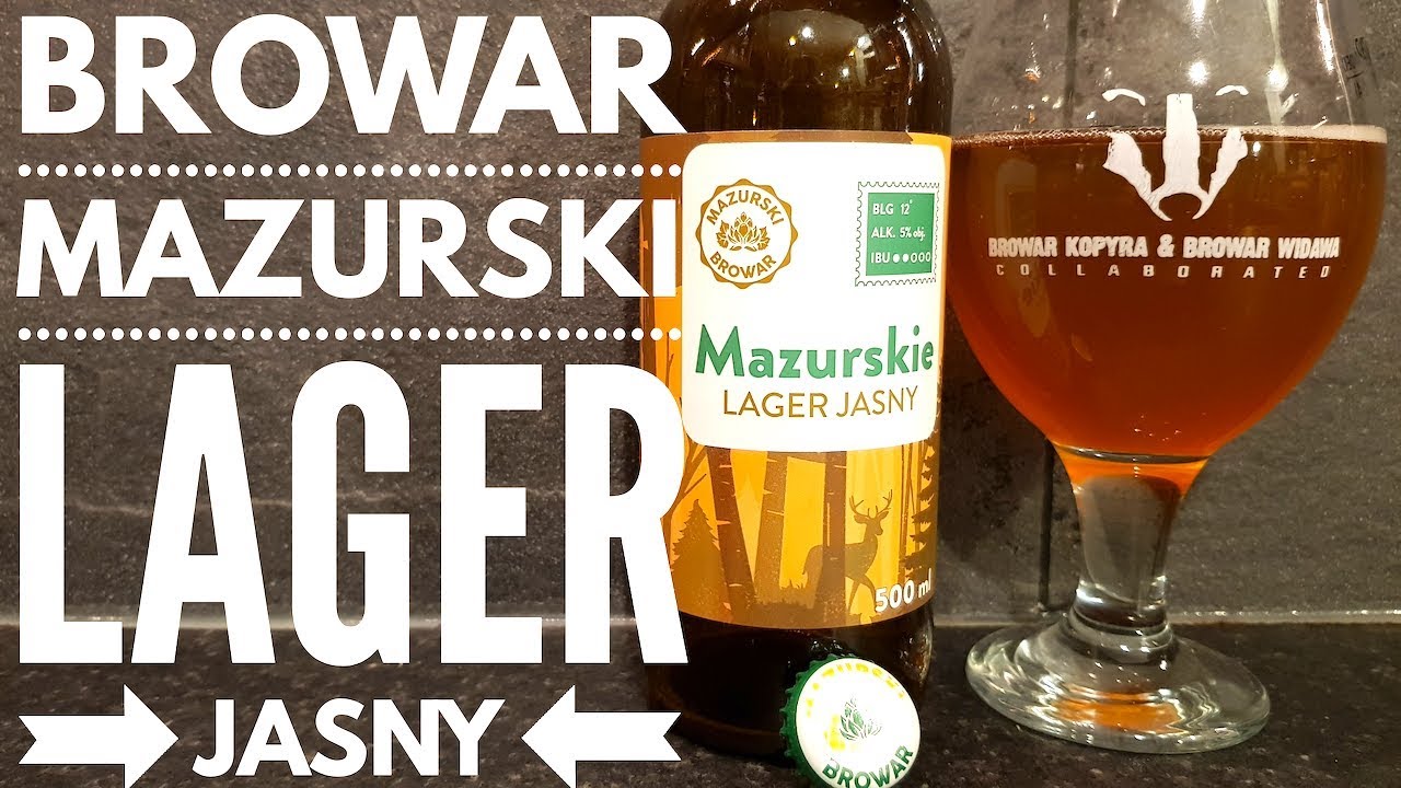 Browar Mazurskie Lager Jasny | Polish Craft Beer Review