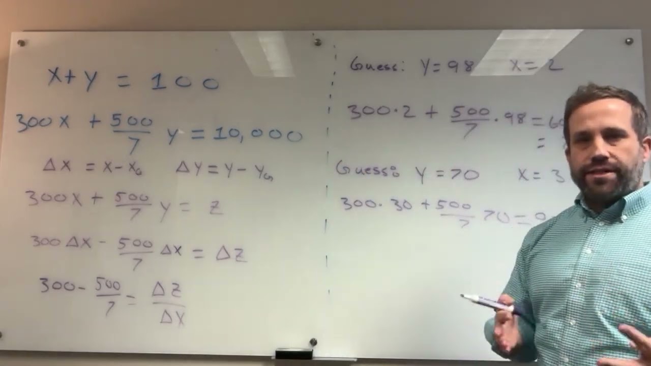 Math 629 Week 5 First False Position Example