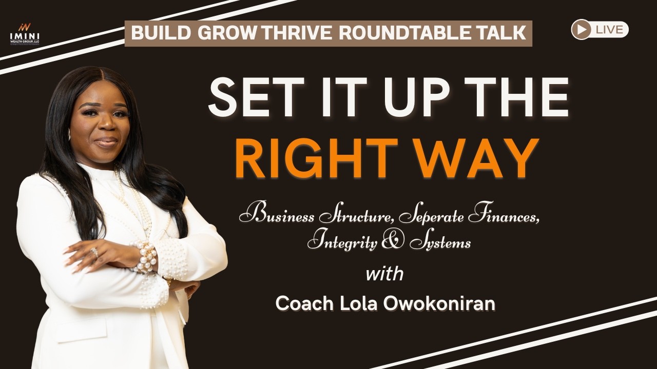 How to Set Up a Business for Beginners? | Coach Lola Owokoniran