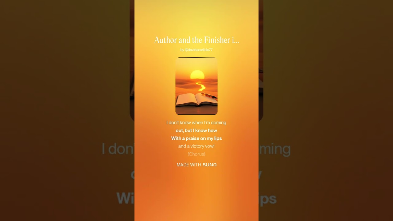 Author and Finisher is Still Writing 