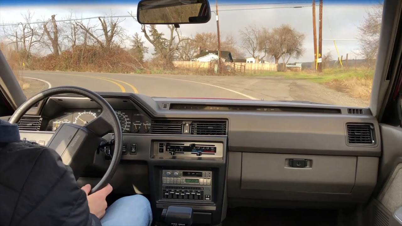 1987 Nissan Maxima Wagon Driving