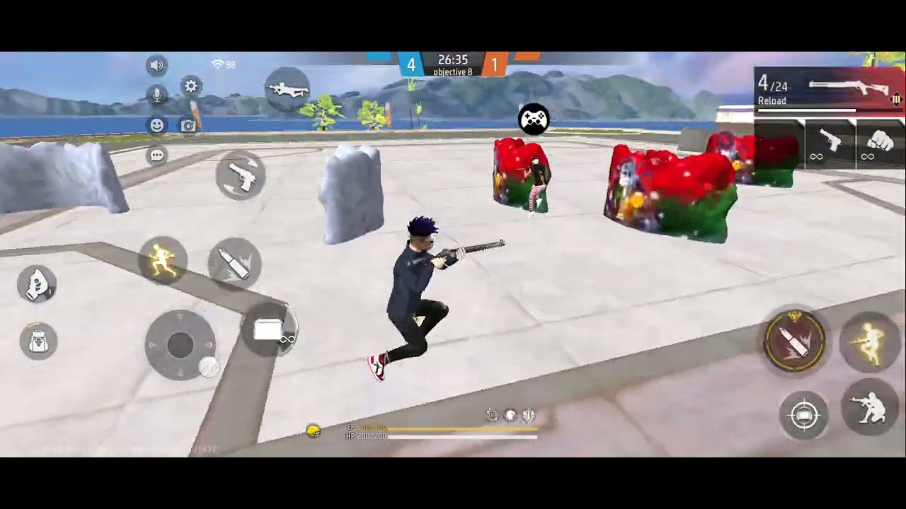 One tap 1v1 movement 😊🥺