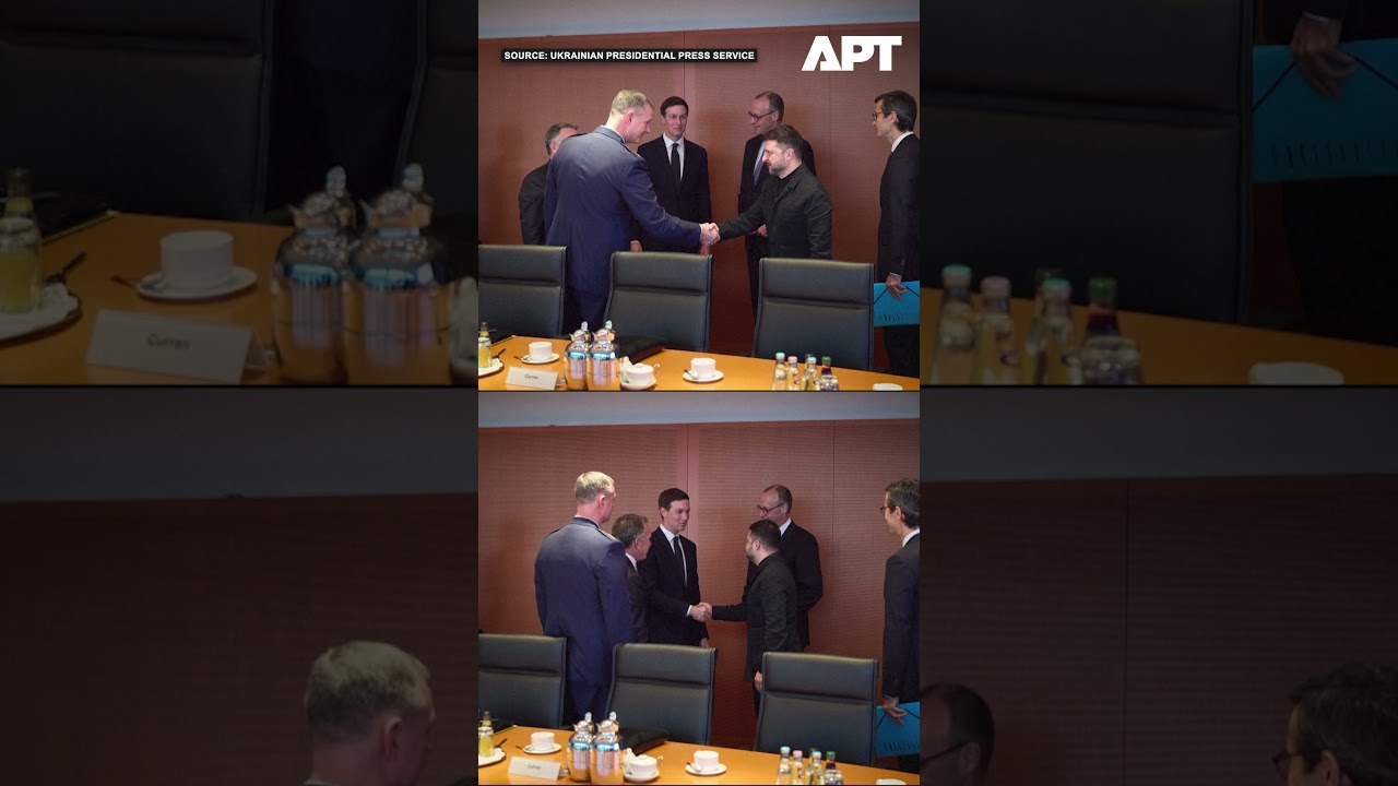 Zelensky, Kushner and Witkoff Welcomed by Germany&rsquo;s Merz in Berlin | APT