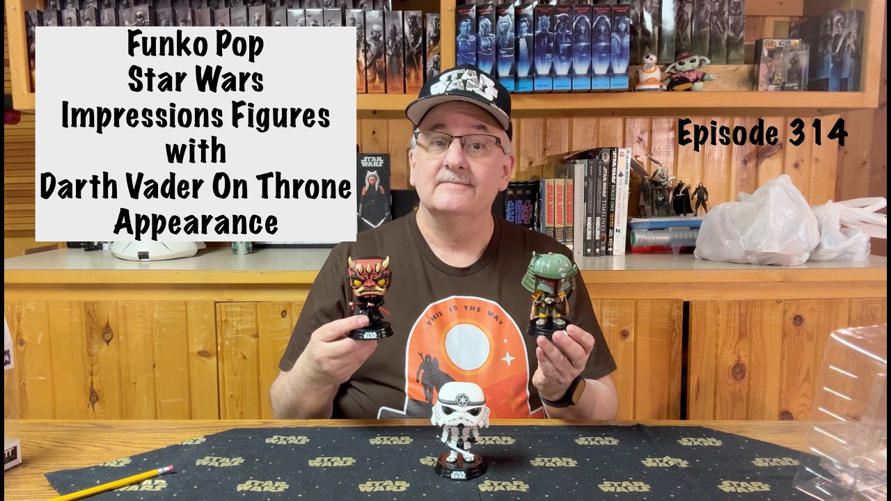 E314 Funko Pop Star Wars Impressions Figures: Darth Maul, Boba Fett, Stormtrooper