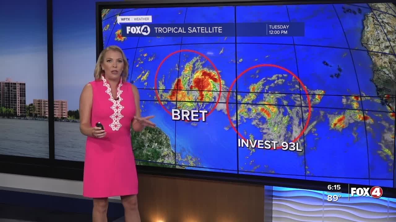 Latest on the Tropics and Higher Rain Chances