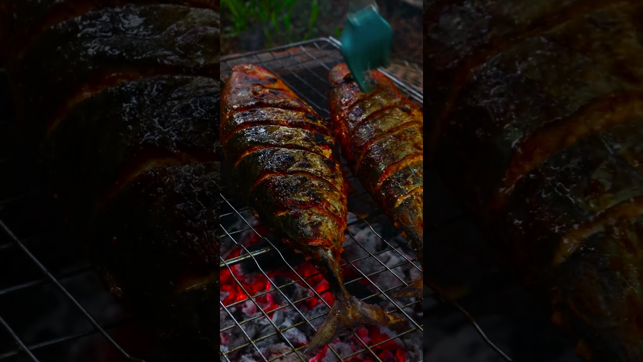Whole Fish Grilled #shortsfeed
