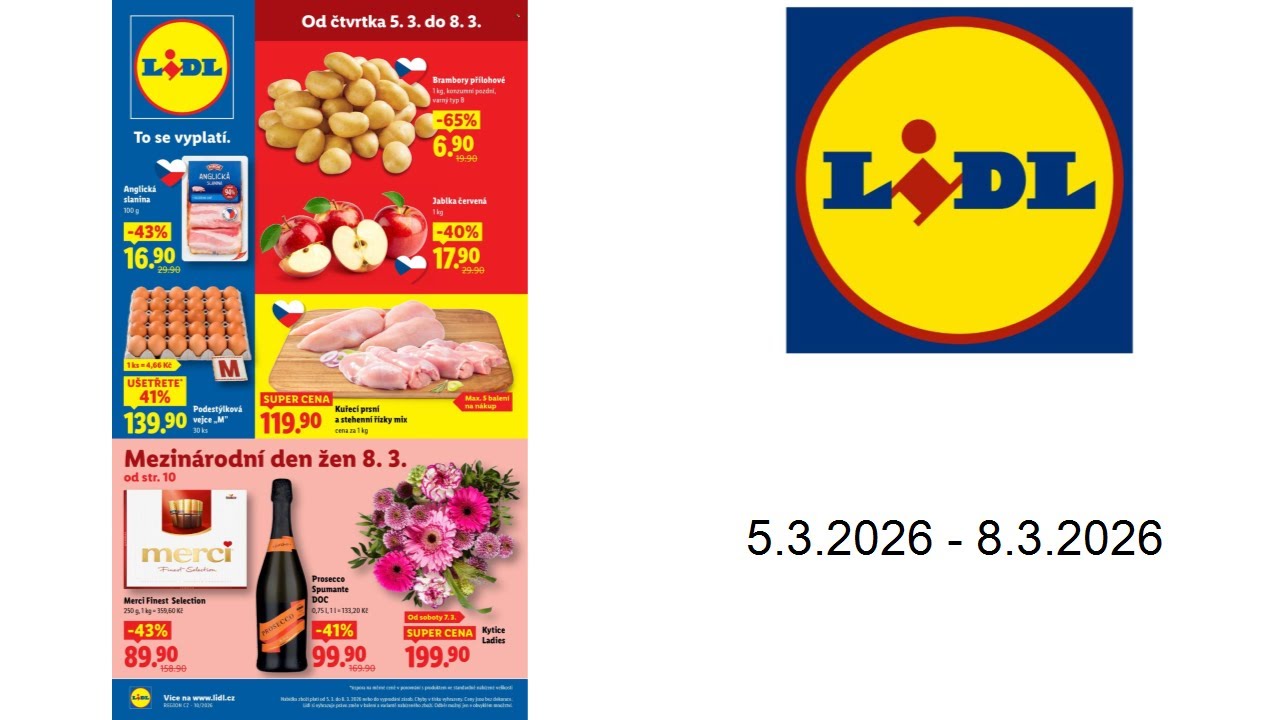 Let&aacute;k Lidl - 5.3.2026 - 8.3.2026