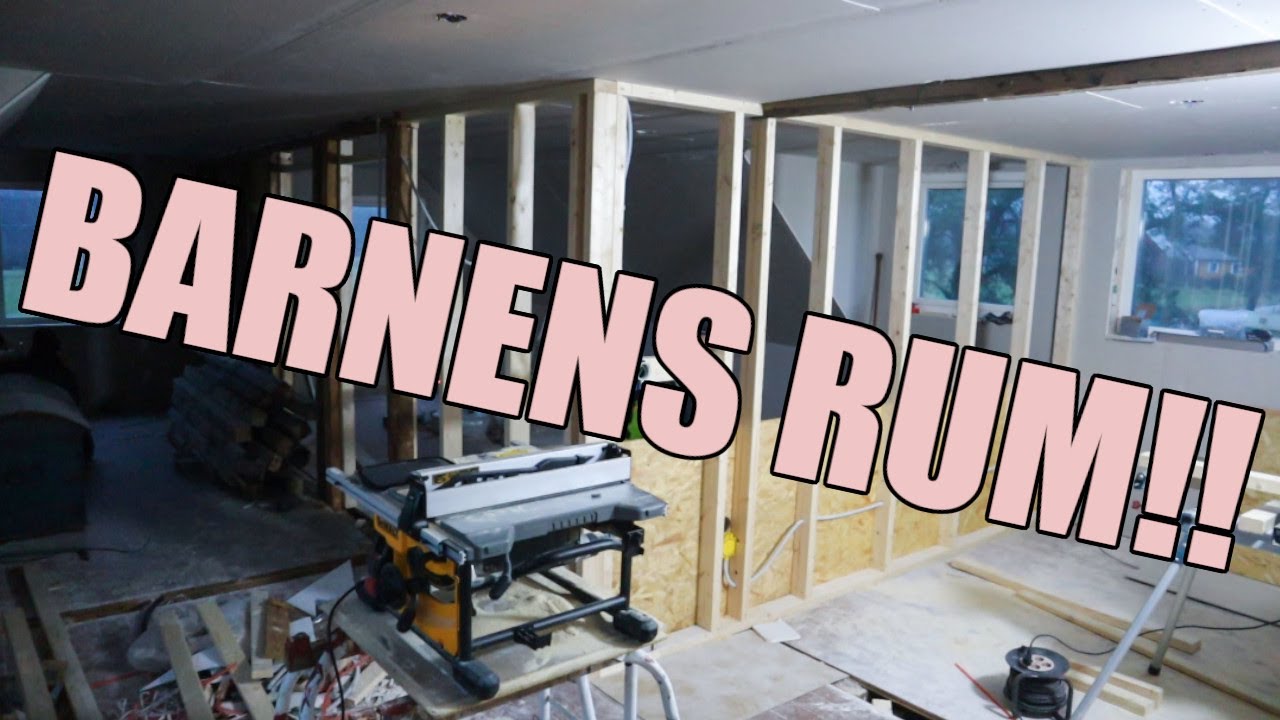 Nu bygger dom väggar till barnens rum || Birket - Del 88