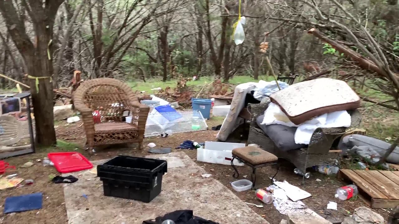 15 Acres of Homeless Camps in Austin, TX