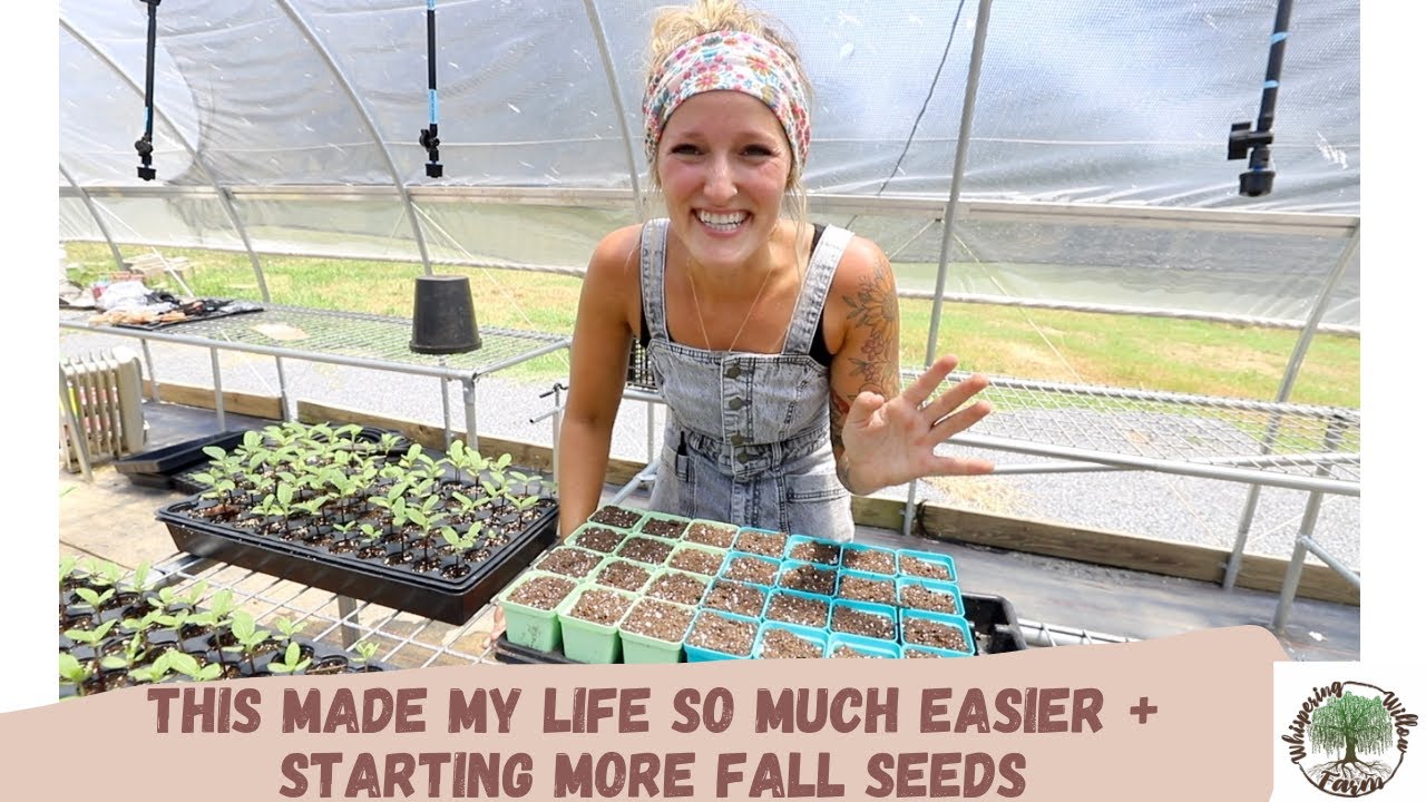 This made my life SO MUCH EASIER! Starting MORE fall seeds!