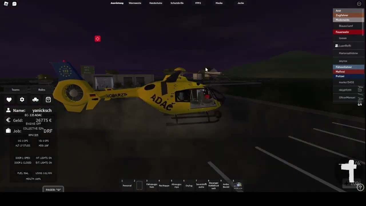 Das erste mal helikopter in bodensee rp fliegen