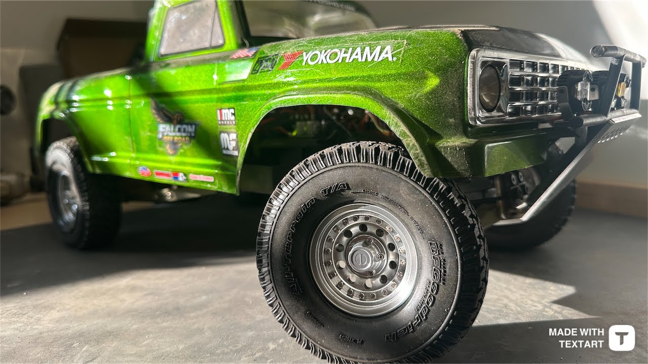 Kyosho Outlaw Rampage Pro - Wheel and tire upgrade. Super scale!