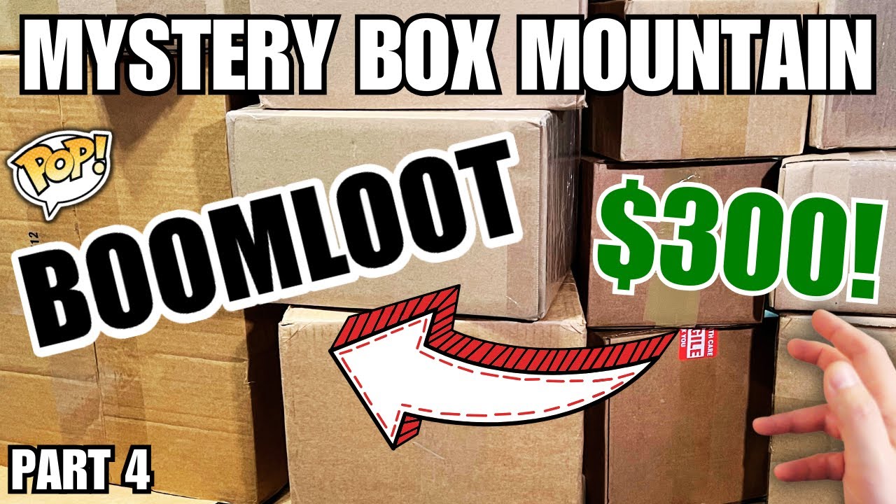 $300 Boomloot Funko Pop Mystery Box! | Funko Pop Mystery Box Mountain Part 4