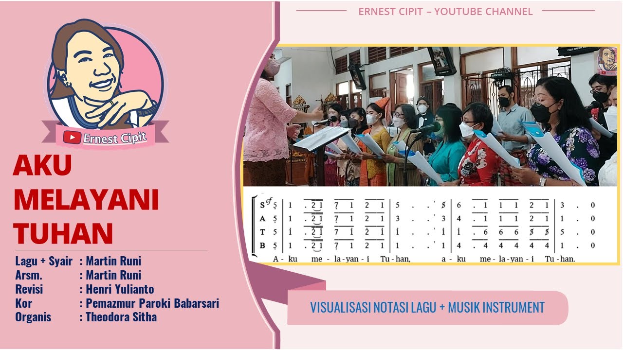 Aku Melayani Tuhan | Lagu Komuni | Lagu Panggilan | Madah Syukur| Martin Runi revisi Henri Yulianto