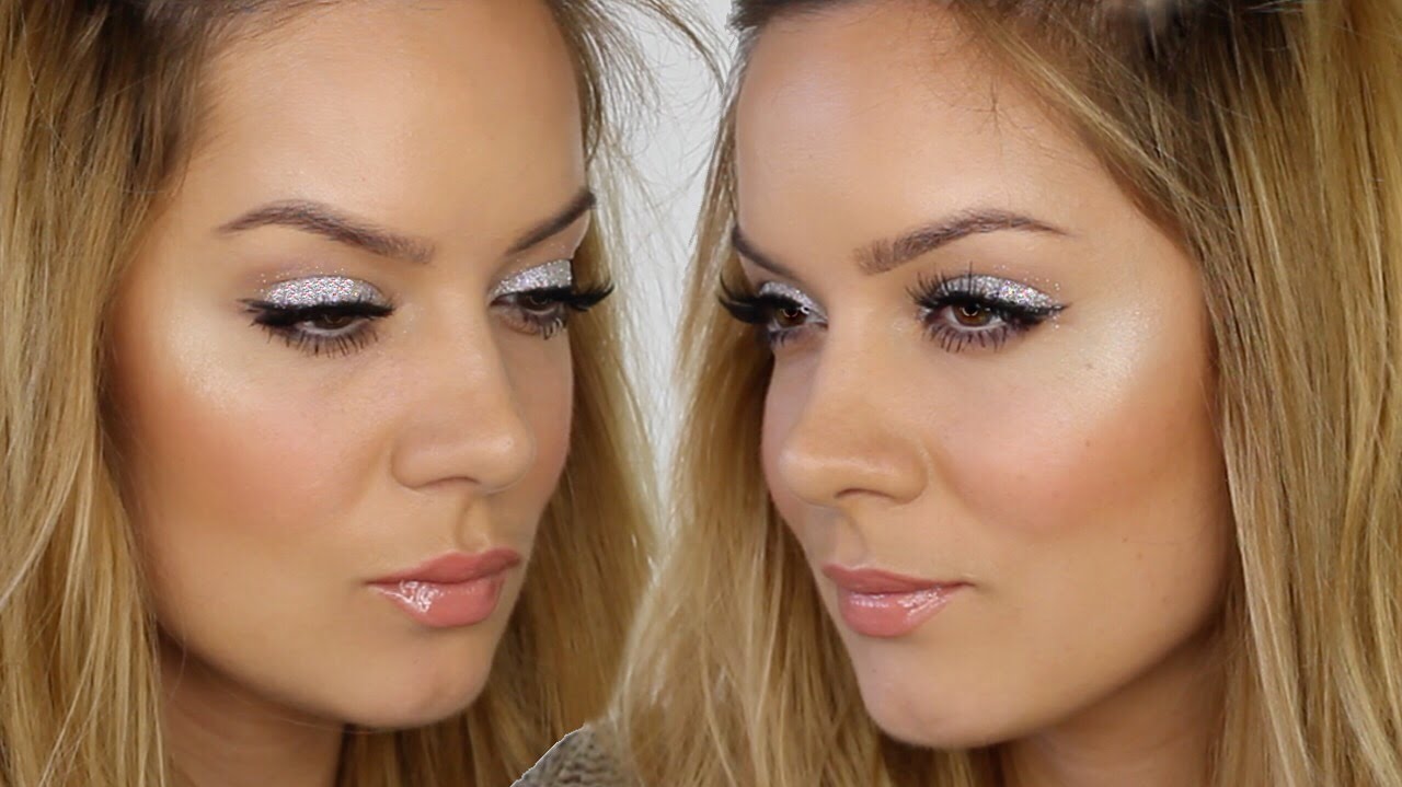 15 Minute NYE MakeUp Look | Louisa Johnson Inspired Silver Glitter Tutorial | Shonagh Scott
