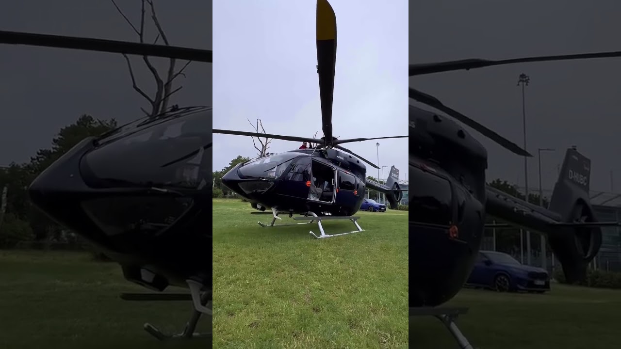 Ferrari helicopter AirbusH125 #automobile #luxurymotorhome #luxurytruck