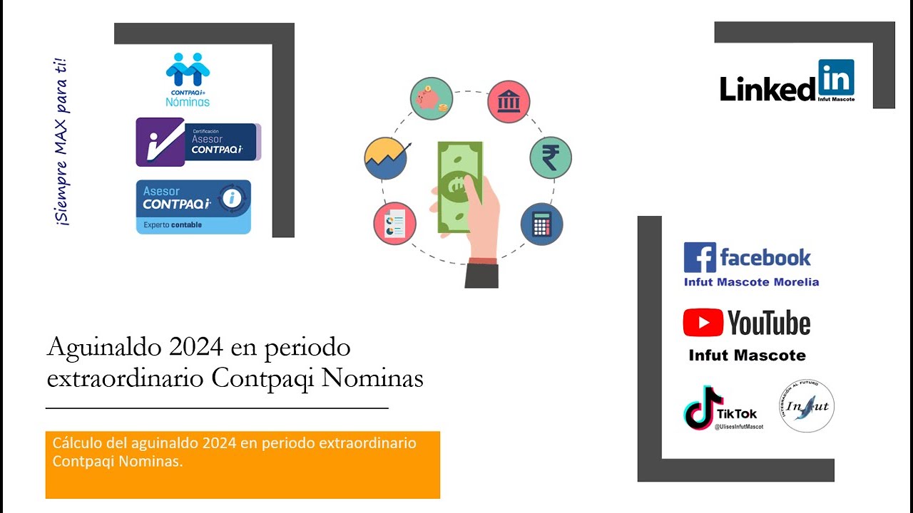 Calculo Aguinaldo 2024 periodo extraordinario Contpaqi Nominas