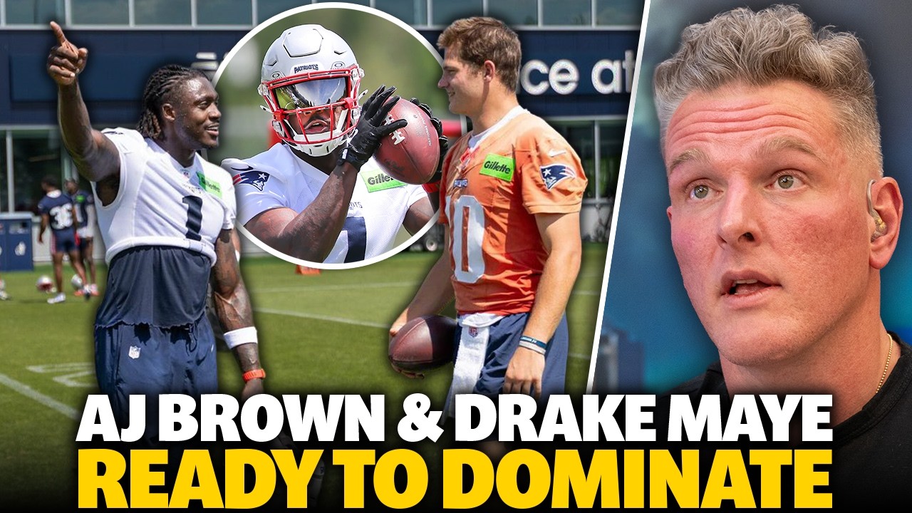 New Patriots AJ Brown Looks Ready To Dominate The NFL With Drake Maye