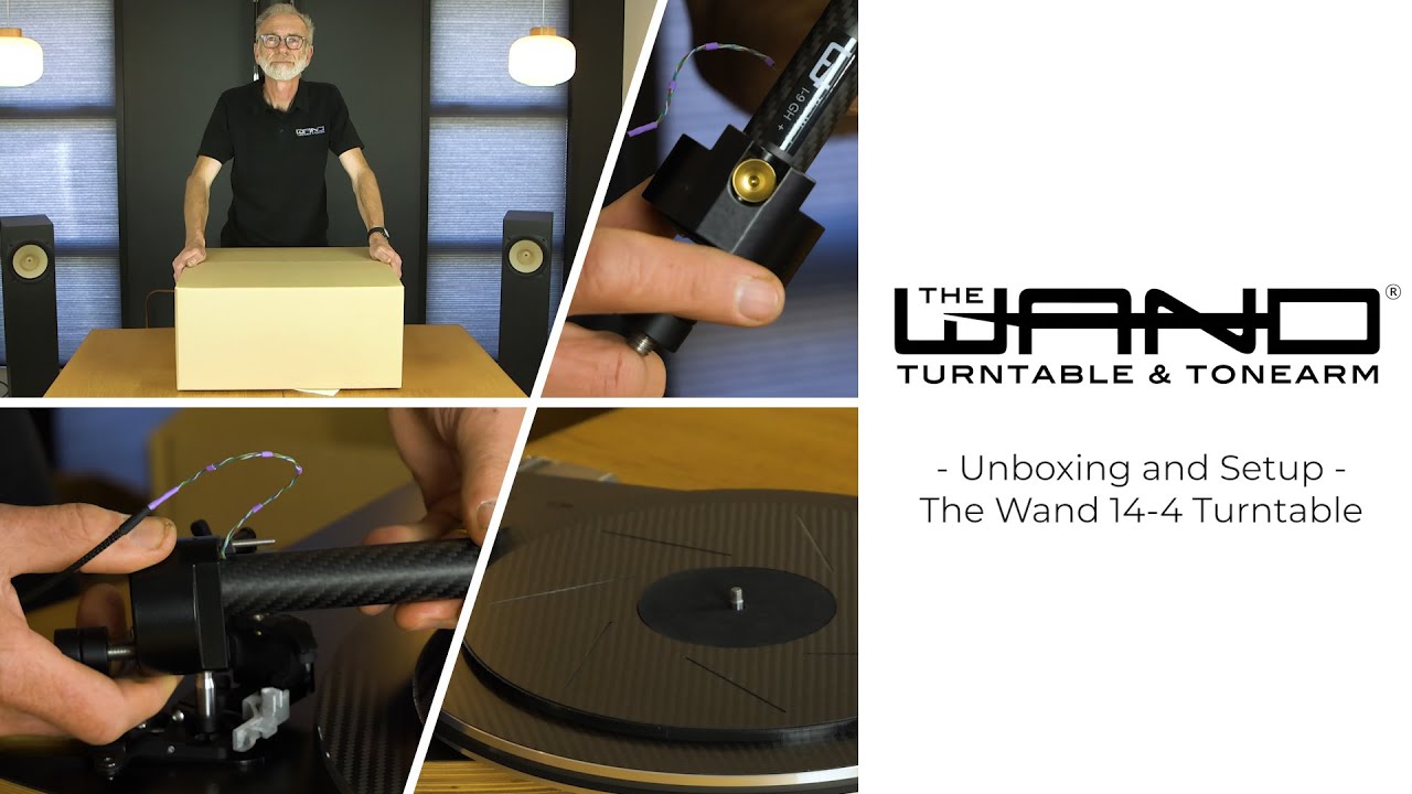 The Wand 14-4 Turntable; Unboxing and Setup (See separate videos for Master Turntable)