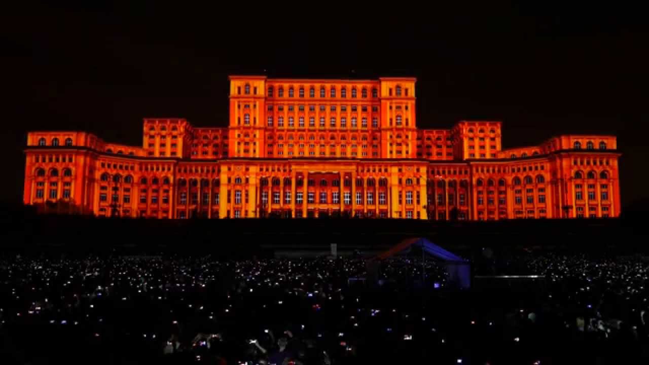 iMapp 555 Bucharest Building Projection by Damien Fontaine(Official)