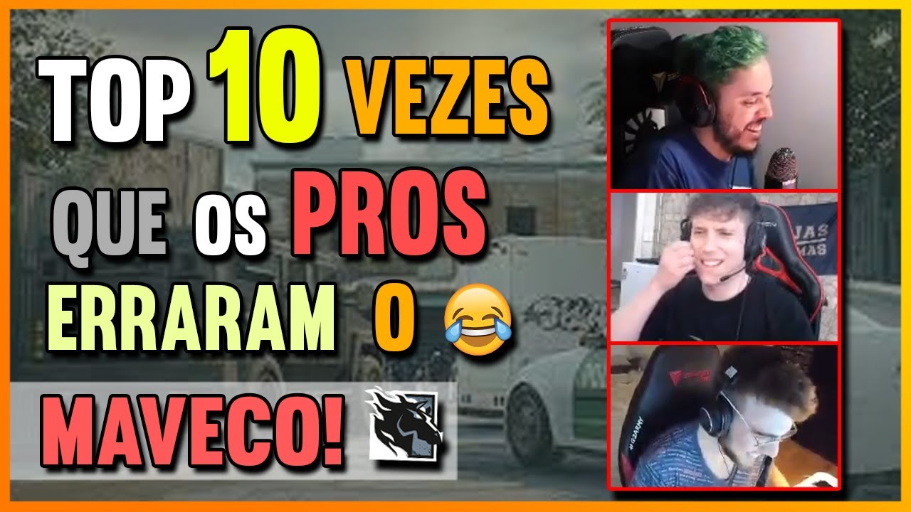 10 VEZES QUE OS PROS PLAYERS PASSARAM MAL PRO MAVECO! 🤣🤣 ft: NESK, PSYCHO, ALEMAO & RAZAH - R6 CLIPS