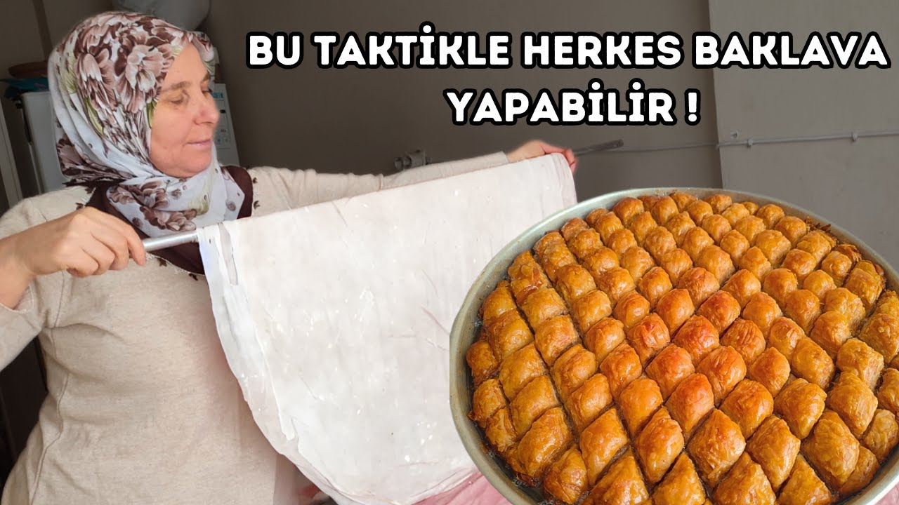 Ünlü Bir Baklava Ustası Bana Bu BAKLAVAYI Nasıl Yapıldığını Öğretti ❗BAKLAVAYI Kolay Yapma Taktiği💯