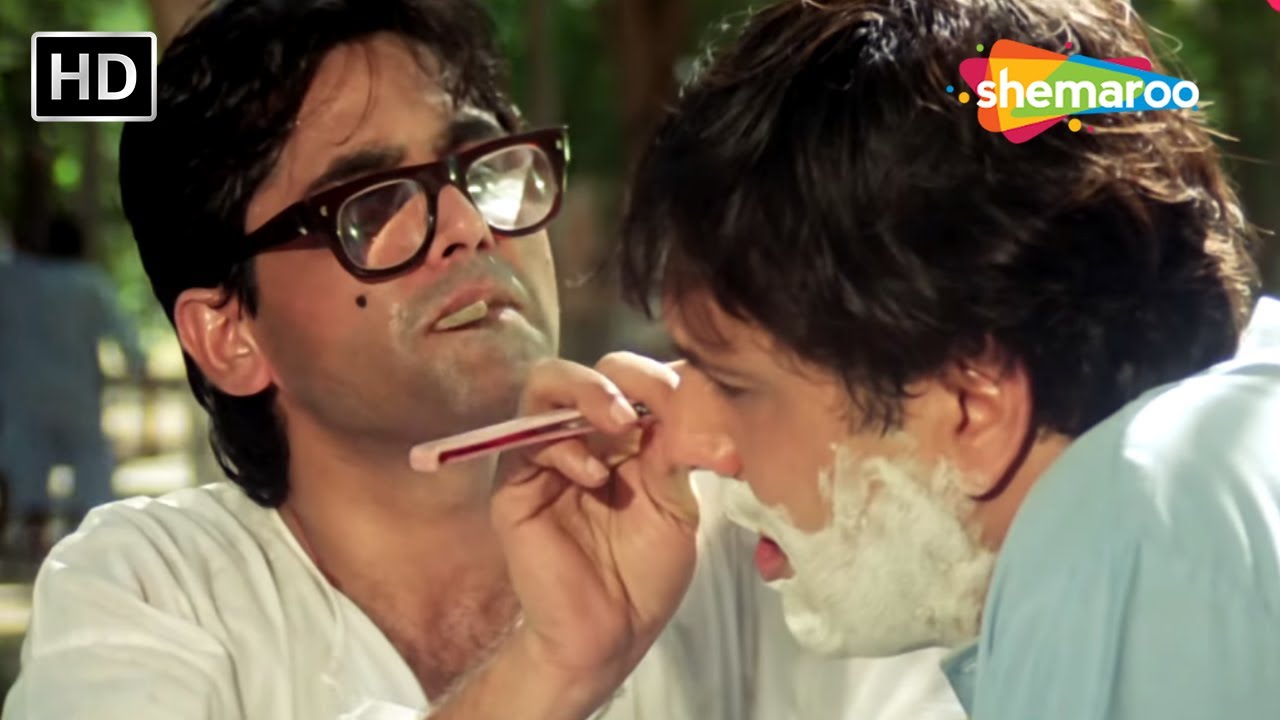 अबे आया है तो चुपचाप दाढ़ी करना... नहीं तो भगा दूंगा - Govinda Ki Comedy - Best Comedy Scenes