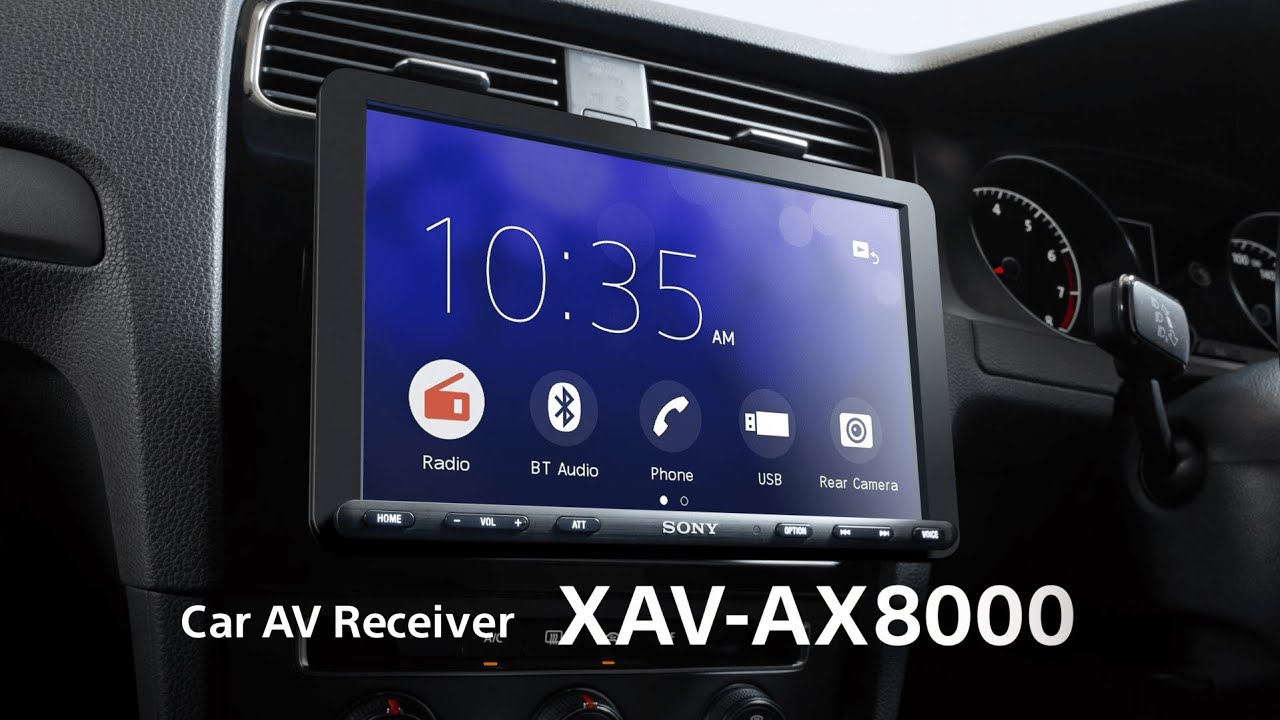 XAV-AX8000: In- car Media Receiver with Bluetooth