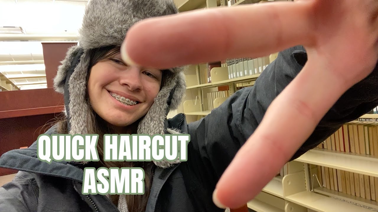 asmr || ☆ quick haircut, clipping, braiding, mouth sounds ☆