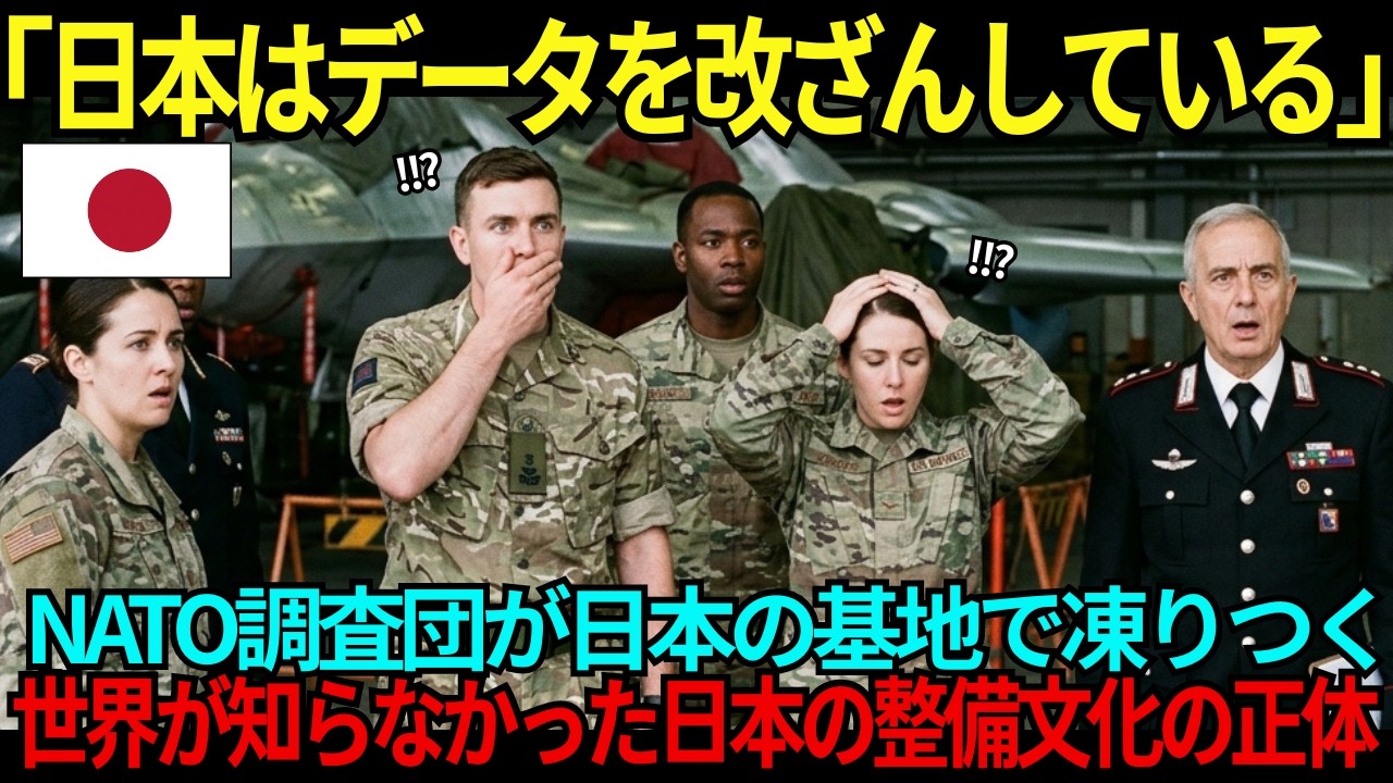 【海外の反応】「これはデータ改ざんだ」NATO調査団が日本の基地で凍りついた理由→世界が知らなかった日本の整備文化の正体