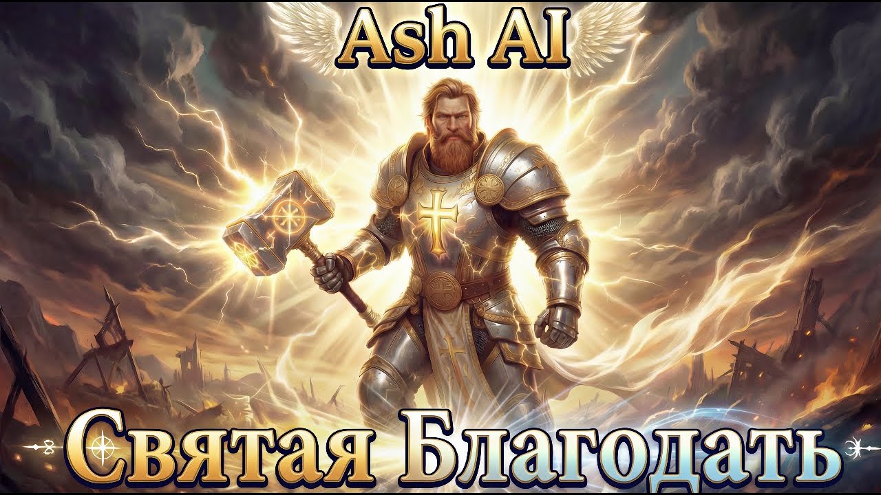 Ash AI - Святая Благодать. (Коллаборация с каналом Scazochnic). Авторская песня.
