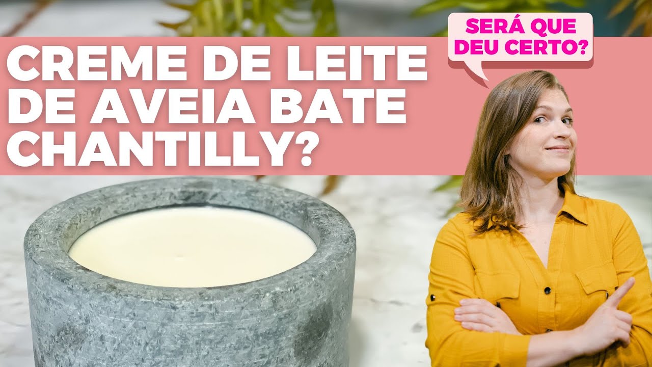 Testando Creme de Leite de Aveia YT